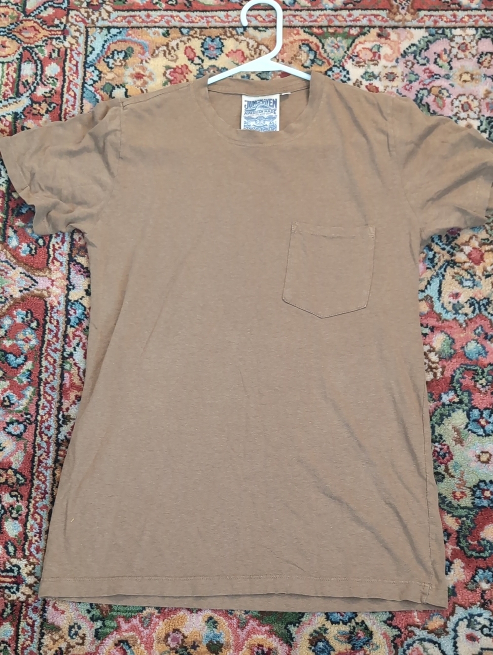 Jungmaven Brown Pocket Tee